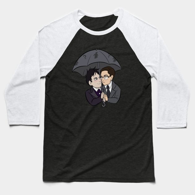 Nygmobblepot Baseball T-Shirt by erinomalley